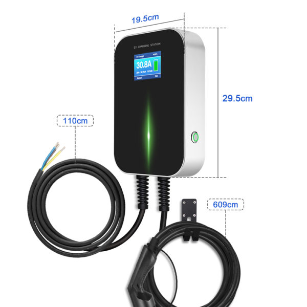 EV Charger 16A Phase Electric Vehicle Charging Station EVSE